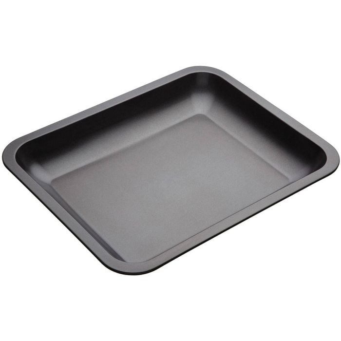 Mastercraft 39x31cm Heavy Base Non-Stick Roasting Pan Large - Black