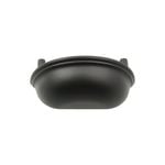 Prestige 84mm Black Hampton Cup Pull Handle - 4 Pack