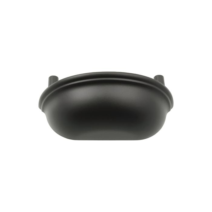 Prestige 84mm Black Hampton Cup Pull Handle - 4 Pack