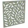 ProtectorAl 300-1200w x 300-1200h Pale Eucalypt Large Leaf Unframed Solid Aluminium Decorative Panel