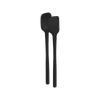 Tovolo Flex Core Silicone Mini Spatula And Spoonula Set - Black
