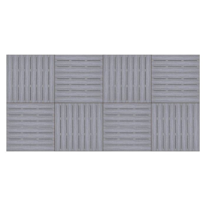 Good Times Decking 110-150mm (High) 2288 x 4576mm Ekodeck Alpine Ash 8 Module Kit