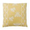 LVD Bee Honey Yelow/White Decorative Home/Living Decor Cushion/Pilllow 50x50cm
