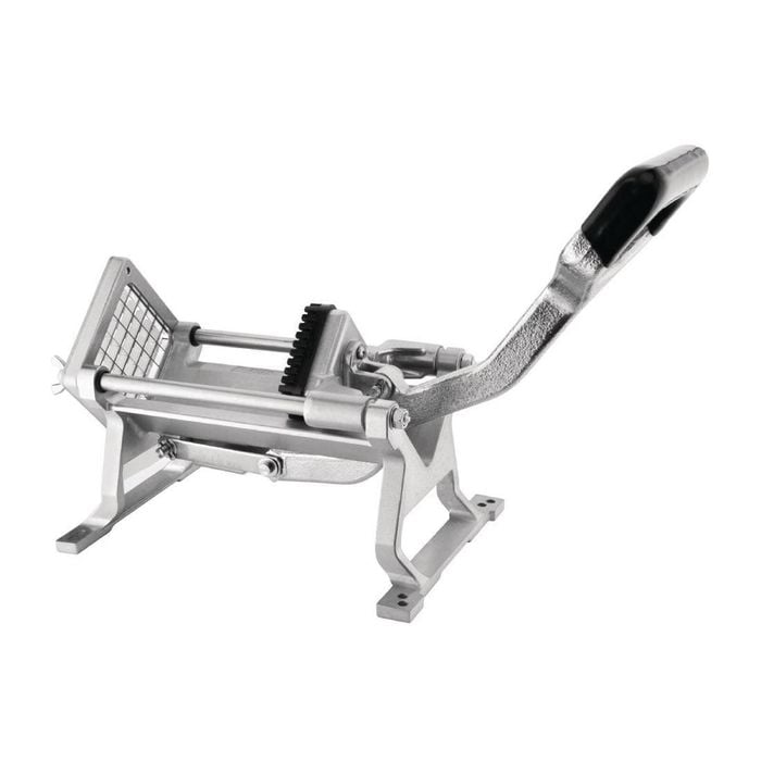 Vogue Potato Chip Cutter Manual Commercial Grade Aluminium And Stainless Steel 290x204x436mm