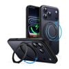 For iPhone 17 Pro Max (6.9") Magnetic MagSafe Shockproof Case Ring Stand Black Cover