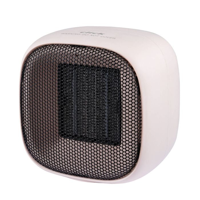 Click 600W Cream Desktop Ceramic Heater