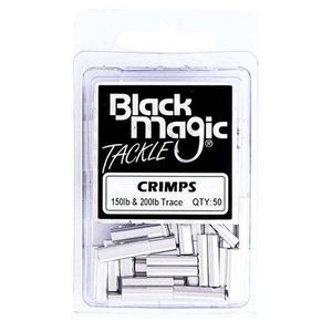 Black Magic Game Fishing Leader Aluminium Crimp 50 Pack 1.5mm (150200lb)