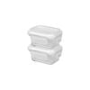 Harbour Housewares Glass Food Storage Containers with Lids - 150ml - Pack of 2