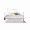Istyle Modern Classic Julia Queen Metal Bed Frame White