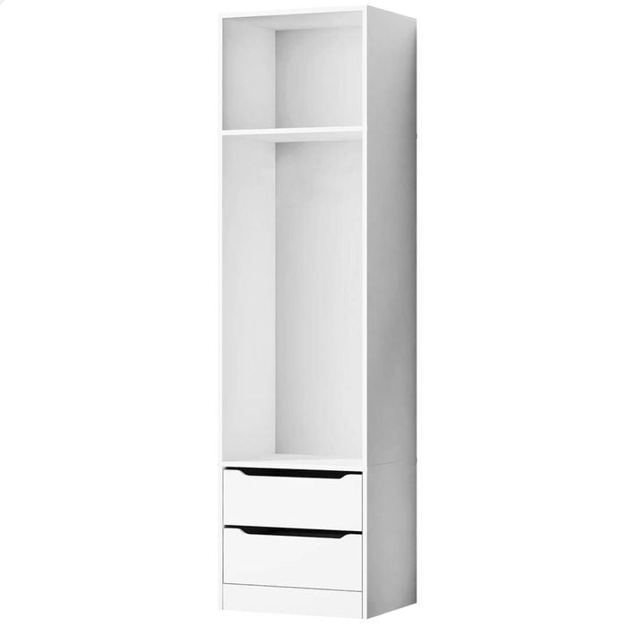 ALFORDSON Chest of 2 Drawers Office Storage Cabinet White