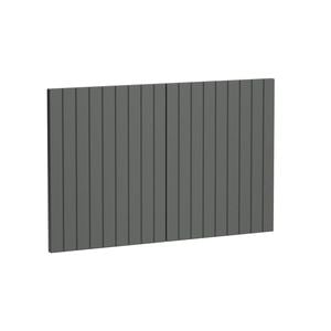 Kaboodle 900mm Grey Fig V-Groove Medium Rangehood Doors - 2 Pack
