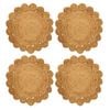 4pc Maine & Crawford Brianne 35cm Jute Table Placemat Natural