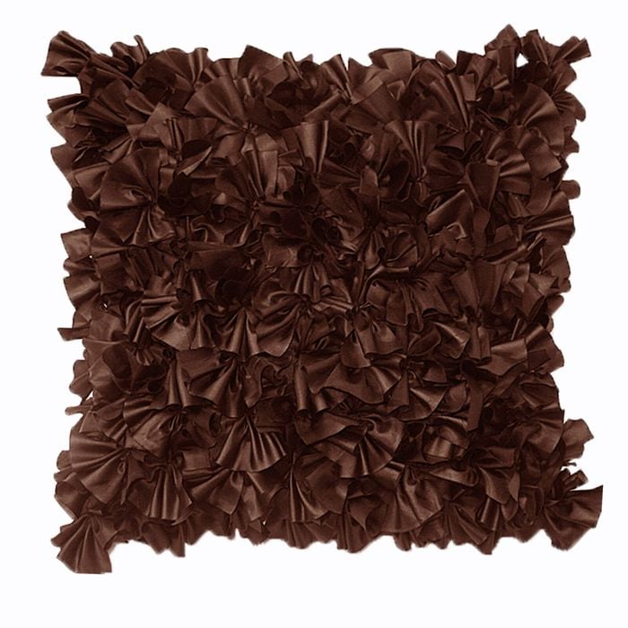 Sapphire Filled Cushion - Chocolate 43cm x 43cm