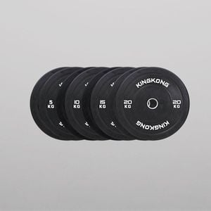 Olympic Black Bumper Plates 100KG Package