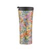 Ashdene Garden Party Bell 500ml Travel Mug Stainless Steel - Coral