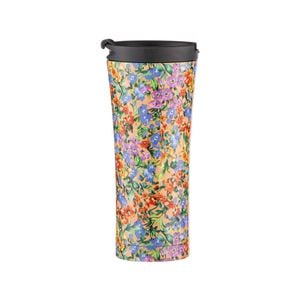Ashdene Garden Party Bell 500ml Travel Mug Stainless Steel - Coral
