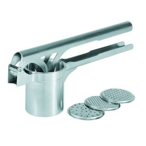 Gefu Tri Star Potato And Spaetzle Press With 3 Discs - Silver