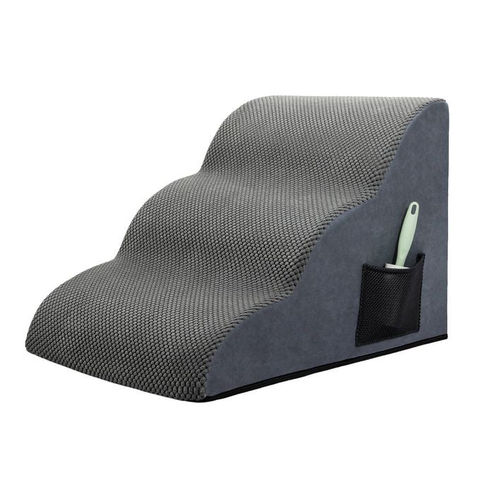 PaWz 3 Steps Dog Ramp Pet Stairs with Side Pocket