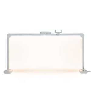 Advwin Nail Desk Lamp, Portable Desk Table Light, 0-100% Brightness, 3000K-6000K, White