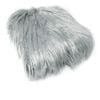Faux Fur Long Hair Throw Rug Cool Grey