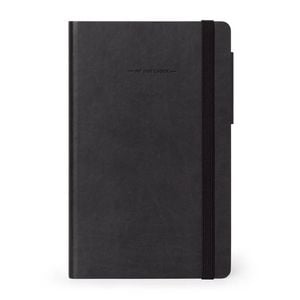Legami My Notebook Medium Lined Journal Personal Diary School Stationery Black