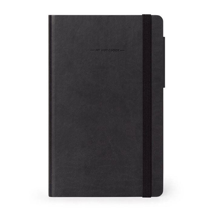 Legami My Notebook Medium Lined Journal Personal Diary School Stationery Black