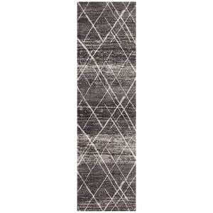 The Rug Connection Jaya 452 Charcoal 300x80cm - Medium Runner Pet Friendly Indoor Rug