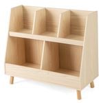 Costway 5-Cube Bookcase Toy Storage