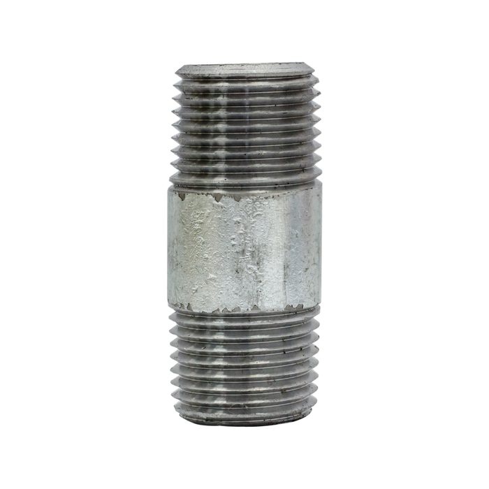 Brasshards 15mm x 50mm Galvanized Barrel Nipple