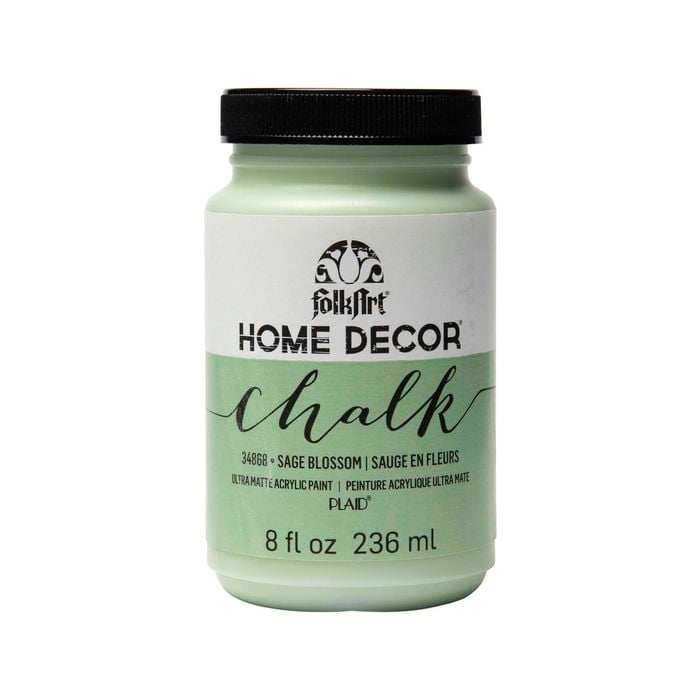 Plaid 236ml Sage Blossom FolkArt Home Decor Chalk