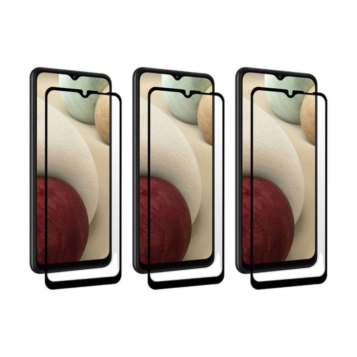 3PK 3sixT PrismShield Glass Screen Protector for Samsung A12/A13/A23 - Clear