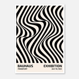 Galrie Bauhaus 1923 Exhibition Poster Art Print Modernist Design, Poster Only, A4 21 x 30cm (8 x 12inch)
