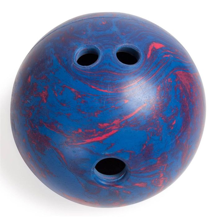 2.3kg Blue Swirl Patterned Bowling Ball