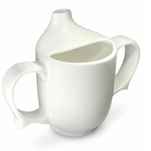 Dignity By Wade Two Handled Feeding Cup, 250ml, White