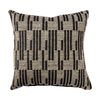 Kas Australia Sonny Outdoor Cushion Geometric Charcoal 50x50cm