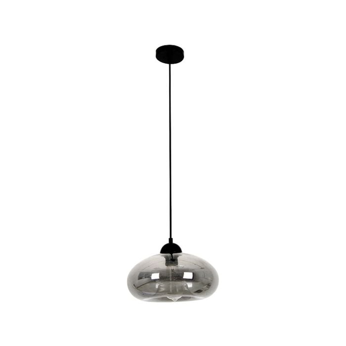 CLA Lighting MASON Oval Glass Pendant Light - Smoked