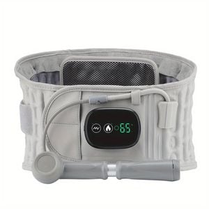 NNETM Decompression Back Belt Lower Lumbar Support Back Brace [Grey]
