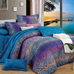 Fabric Fantastic Tanya Queen Size Quilt/doona/duvet Cover Set