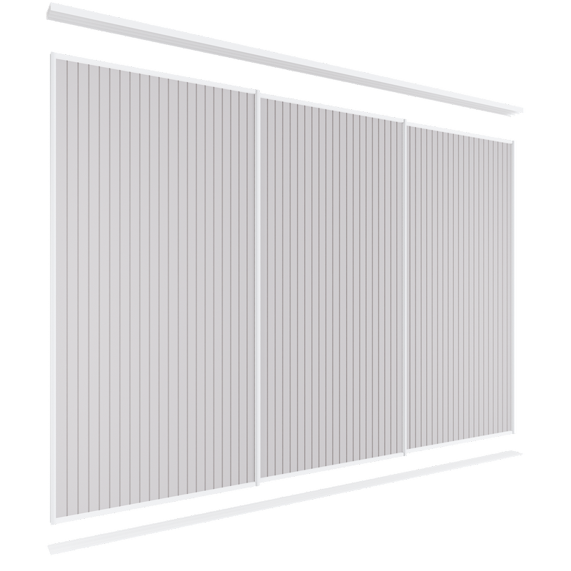 2400 x 2701-3600mm 3 Door VJ Panel Package