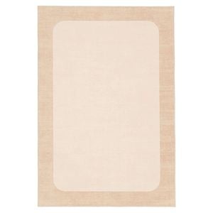 Loopsie-370cm X 270cm-blanes Cream Washable Border Rug