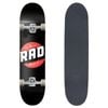 Rad Board Co Complete Skateboard Progressive Logo Classic Black Deck Width 8in