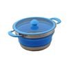 3L Collapsible Silicone Cooking Pot for Camping Caravan Camper Trailer Boat RV