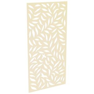 ProtectorAl 300 - 1200 x 1201 - 2400mm Primrose Large Leaf Unframed Solid Aluminium Decorative Panel