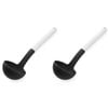 2PK KitchenAid Classic Nylon Serving Ladle/Spoon Cooking Utensil Porcelain White
