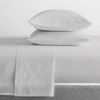 Renee Taylor Mega Queen Bed 300TC Organic Cotton Sheet/Pillowcase Set Vapour