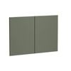 Kaboodle 900mm Saltbush Modern Rangehood Doors - 2 Pack