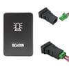 Switch Boss Blue LED Push Switch for Mitsubishi Triton (MQ MR) Pajero (QE QF) - Beacon