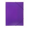 Marbig Soft Touch Brights Document Wallet (A4) (Purple)