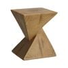 Oikiture Side Table Coffee Bedside End Stool Magnesium Cement Natural