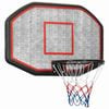 vidaXL Basketball Backboard Black 109x71x3 cm Polyethene Basketball Hoop Board